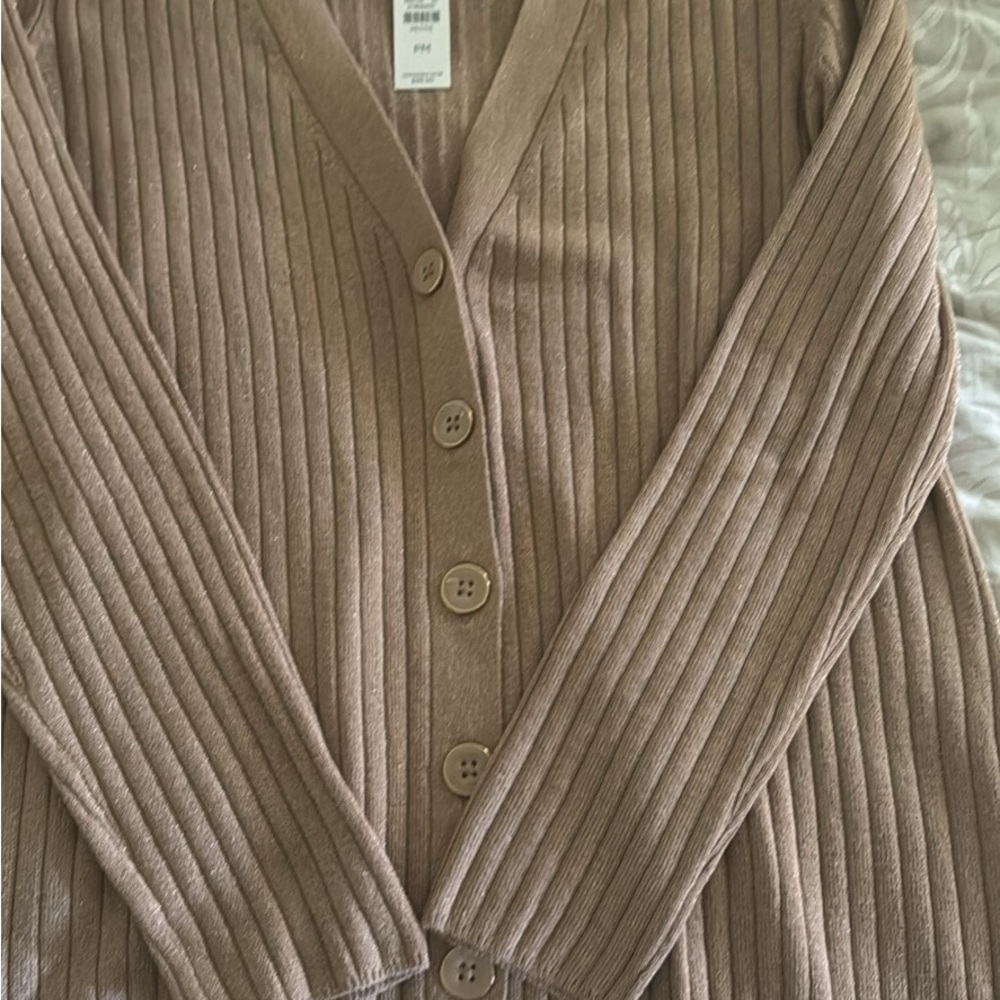 Talbots Women's V-Neck Sweater in Brown